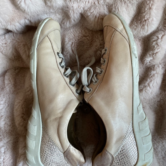Blush pink remonte leather sneakers - Picture 4 of 5